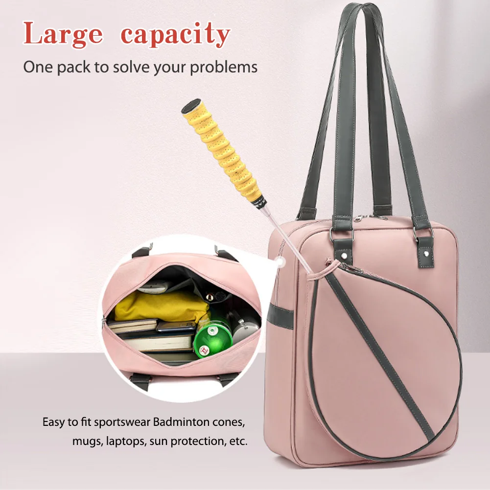 

Quality Racquet Sports Bag for Badminton Tennis Handbag Waterproof Badminton Racket Bag Men Women Tennis Bag Racquet Covers Gym