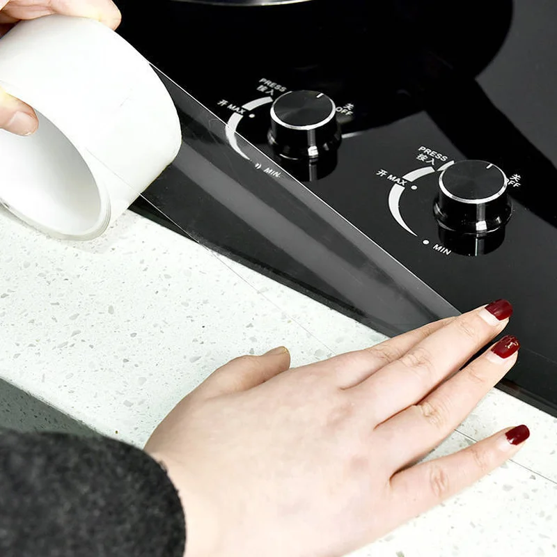 

Anti Mildew Waterproof Transparent Tape for Sink Toilet Stove Gap Kitchen Bathroom Accessories