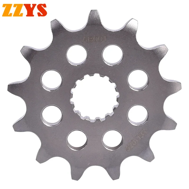 520 13T Зубная передняя звездочка Шестерня для Yamaha Off Road YZ125 YZ125T YZ125U YZ125W YZ125E YZ125J YZ125L