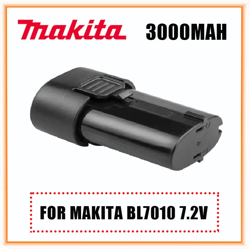 Сменный литий-ионный аккумулятор 7,2 в 3000 мАч BL7010 Makita 194355-4 TD020 TD020D TD020DS DF330D ML704 TD090D электроинструменты