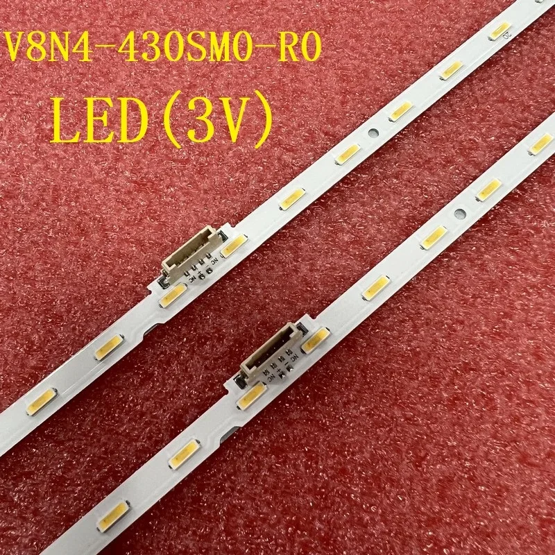 2 шт. светодиодная подсветка для Samsung UE43NU7470 UE43RU7410U UE43RU7025K UE43RU7400 V8N4-430SM0-R0 BN96-46053A
