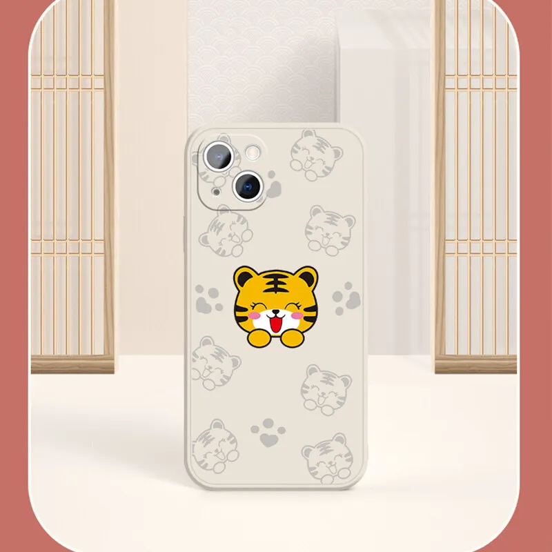 

NOHON Casing For HUAWEI P50 PRO P40 PLUS P30 P20 P10 luck tiger Anti-Drop Quality Frosted Non-Slip back cover