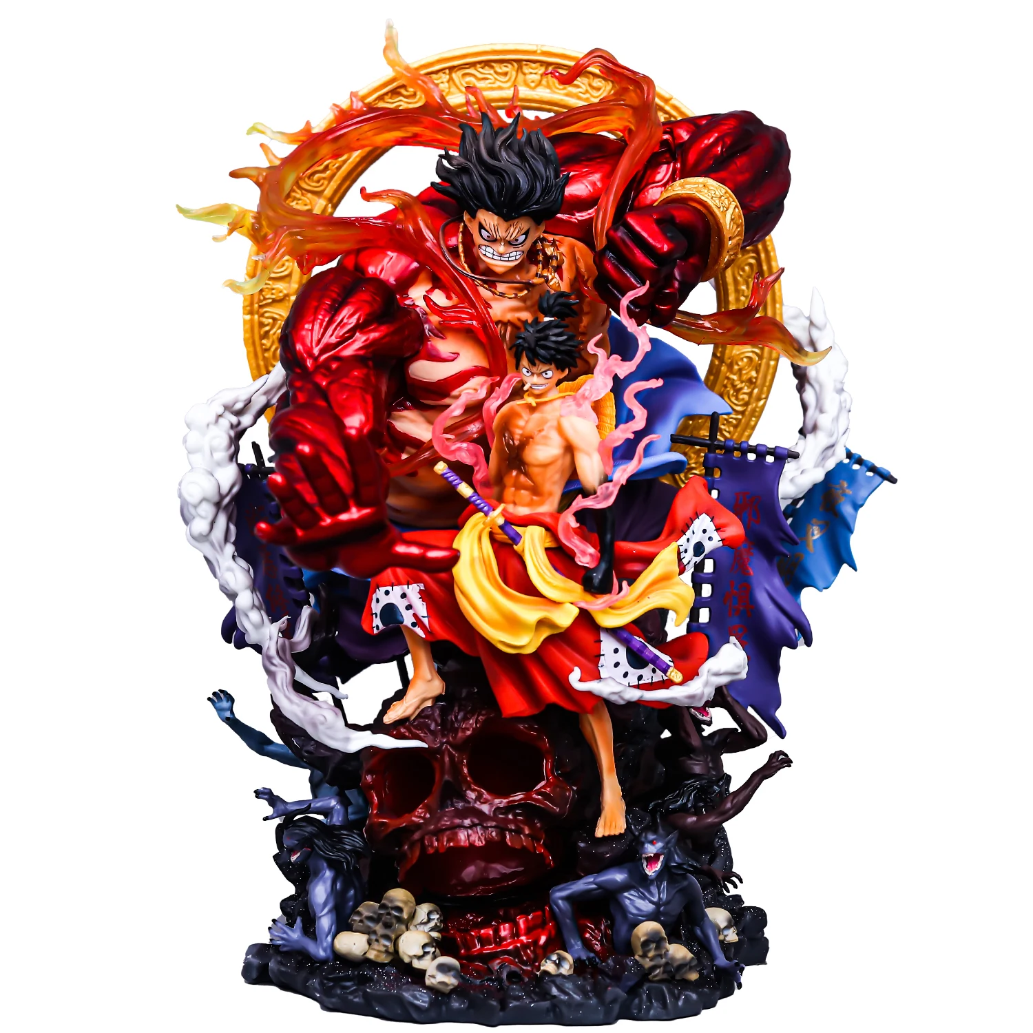 

One Piece Anime Figure Wano Country Monkey D Luffy Action Figurine Gear 4 Luffy 42cm PVC Collectible Statue Model Doll Kids Toys