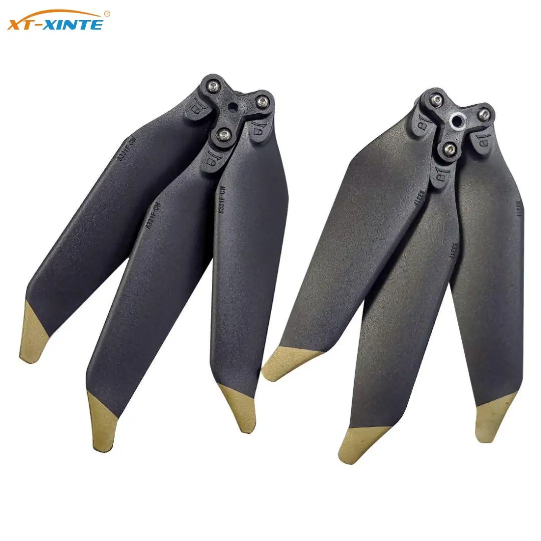 1 пара малошумных складных пропеллеров 8331F, 3-лопастные пропеллеры, быстросъемное весло для DJI MAVIC PRO PLATINUM Drone, запасные части