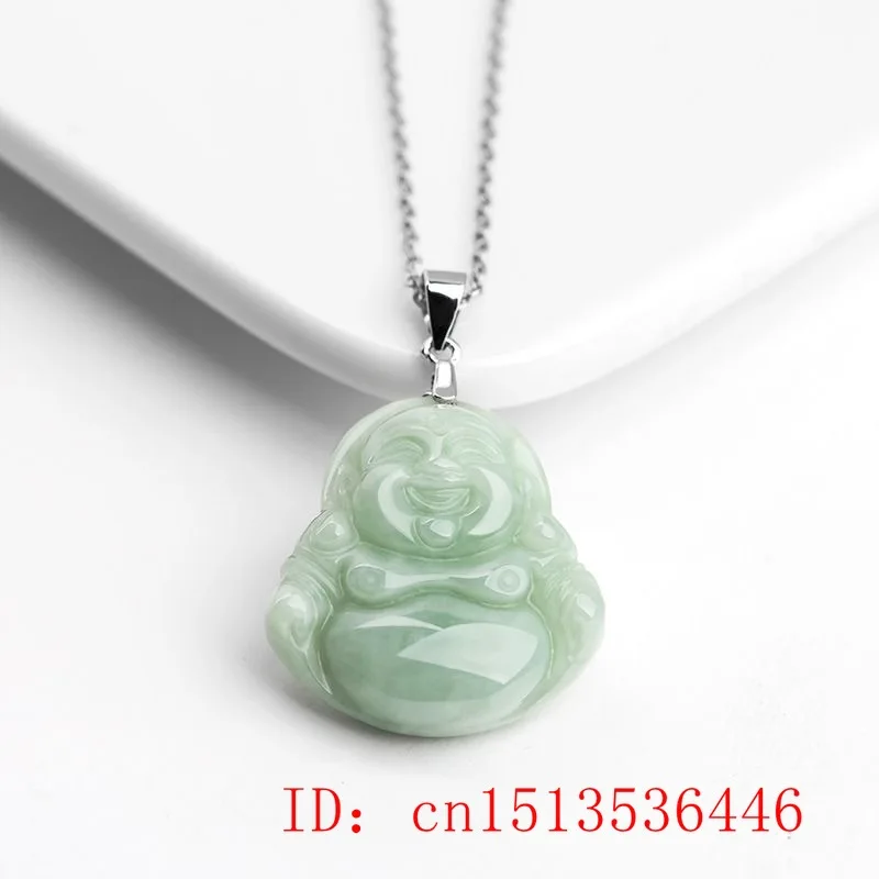 Ожерелье с подвеской из натурального изумруда Гуаньинь Будда очаровательные