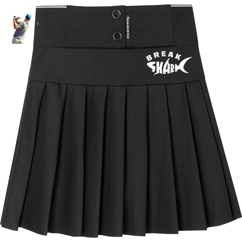 

Women Golf Tennis Dance Fitness Quick Drying Solid Female Tennis Running Skort Skirt Active Athletic Golf Fitness Skirts