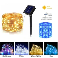 71222meter outdoor solar string fairy lights led waterproof garland solar power lamp christmas for garden decorate lawn lamps
