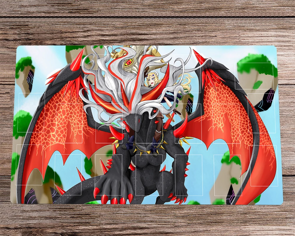 

YuGiOh Playmat Ecclesia, The Virtuous In White Trading Card Game Mat Mat Board Game Playmat Desk Pad & Free Bag Mousepad 60x35cm