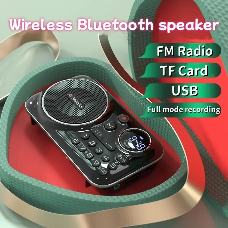Портативное FM-радио SANSUI Walkman для пожилых людей