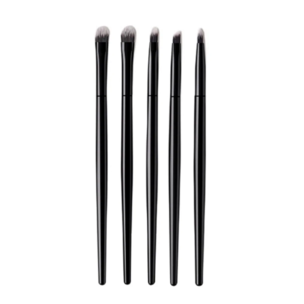 Набор кистей для макияжа 14 шт. черные веерообразные кисти румян и консилера