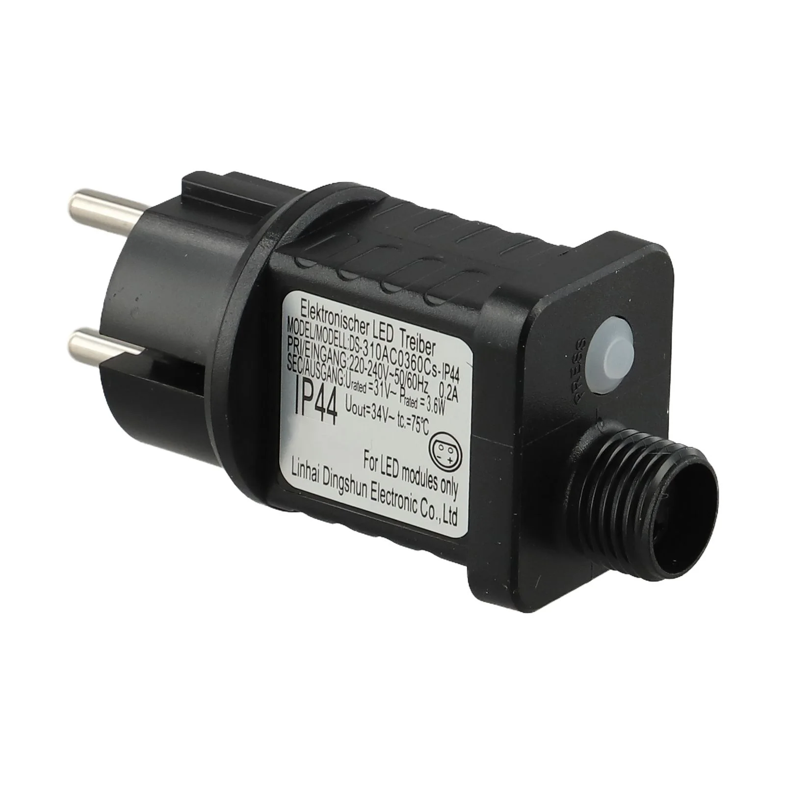 

Водонепроницаемый трансформатор освещения 31В 3,6Вт