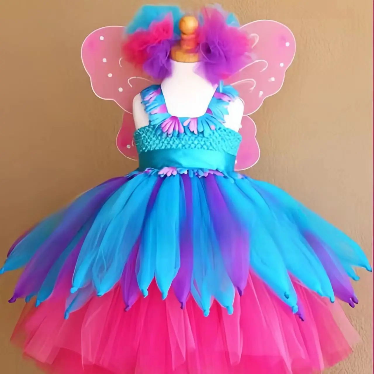 Детское платье-пачка Ursula Little Mermaid для девочек фиолетовый и черный костюм Урсулы