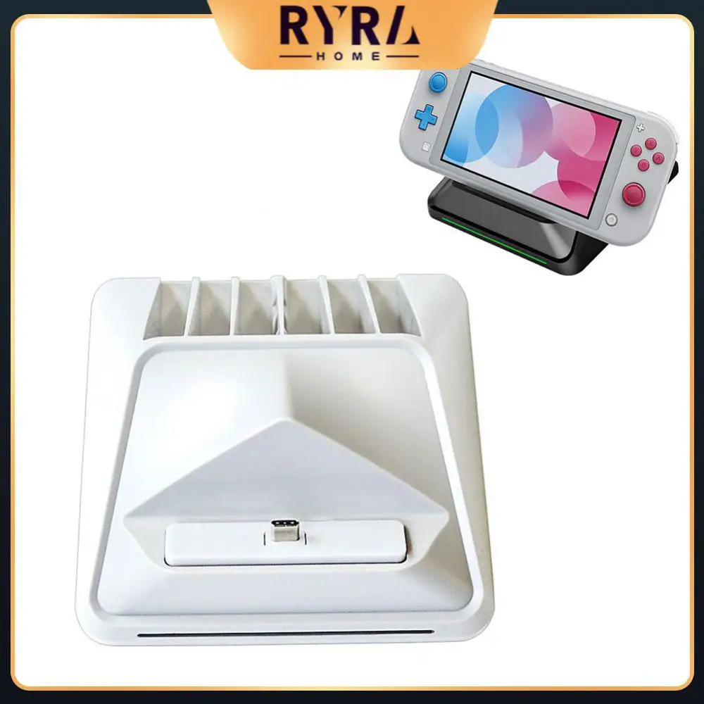 

Black/white Dock Charger Fast Charging Perfect Gift Console Accessories Compact Design Power Supply Abs Charging Dock Stand