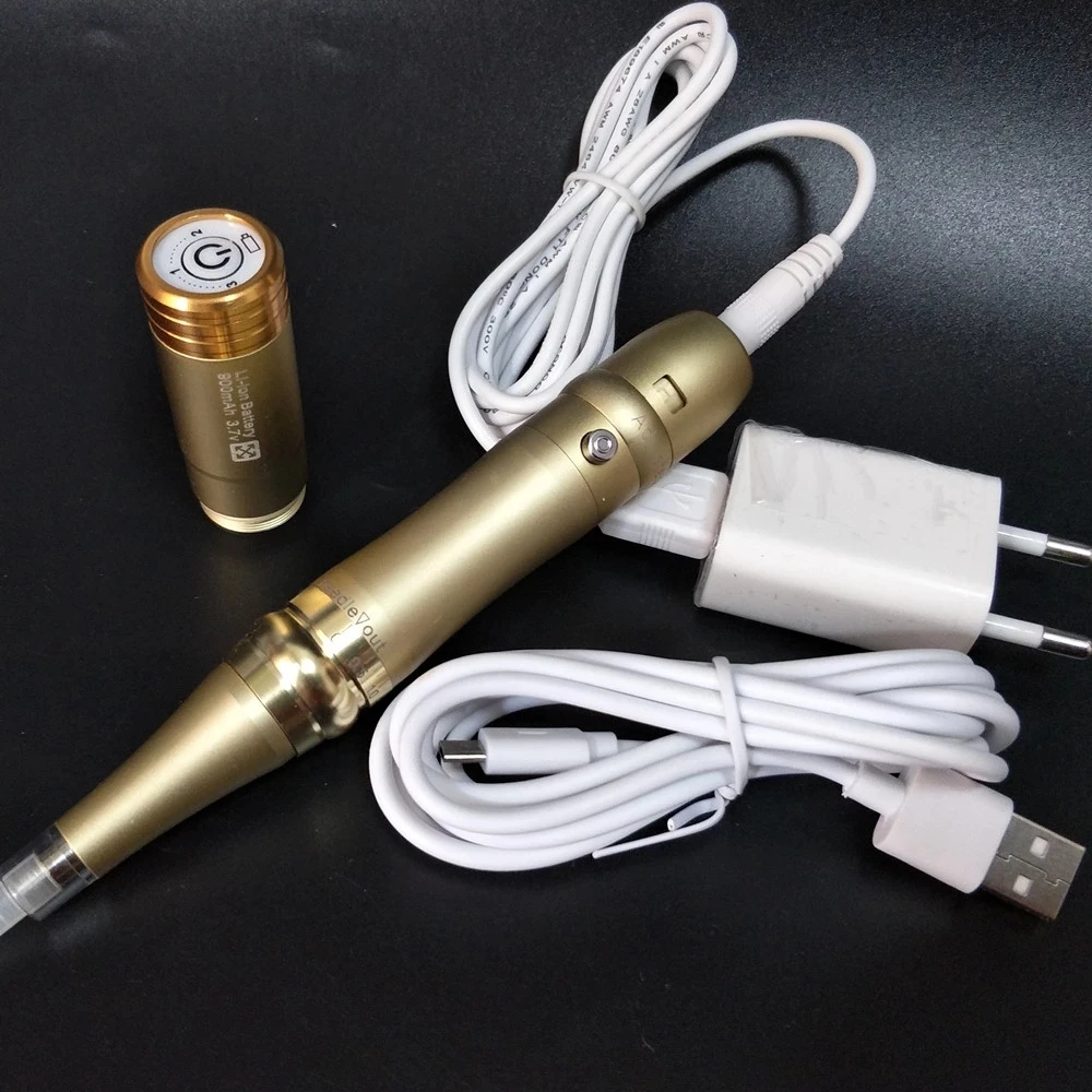 Import motor wireless battery rotary tattoo machine permanent makeup eyebrow microblading for 3d lips eyebrow eyeliner 35000R