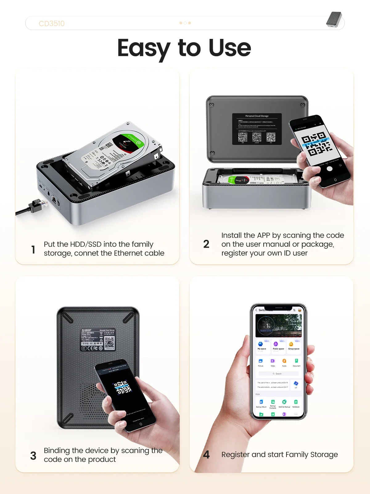 Внешний порт HD 3 5 дюйма Type-C