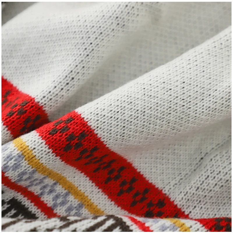 Y2K Одежда Женский Рождественский Свитер Кардиган Осень Зима Собака Жаккардовый