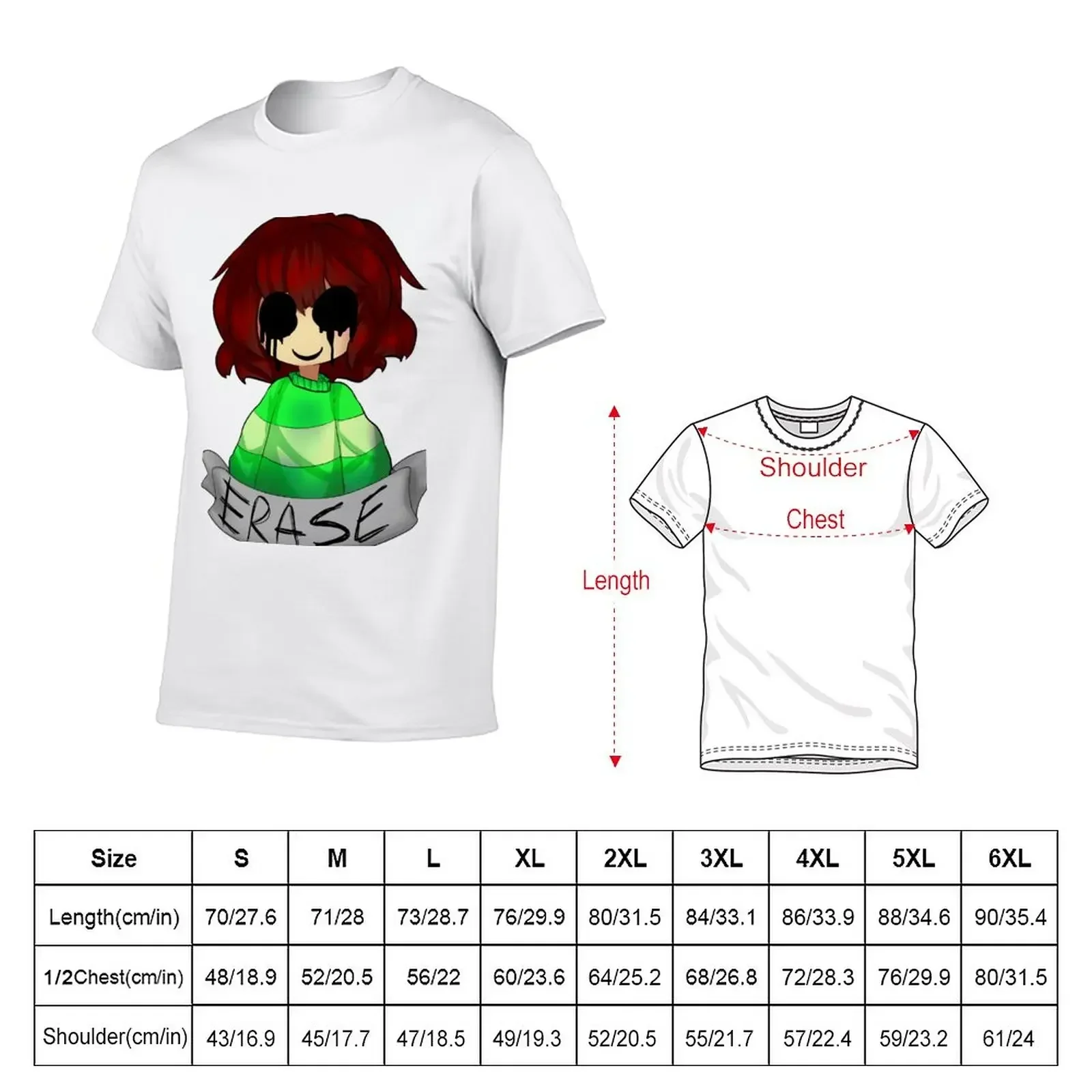 Мужская быстросохнущая футболка Undertale с надписью Chara