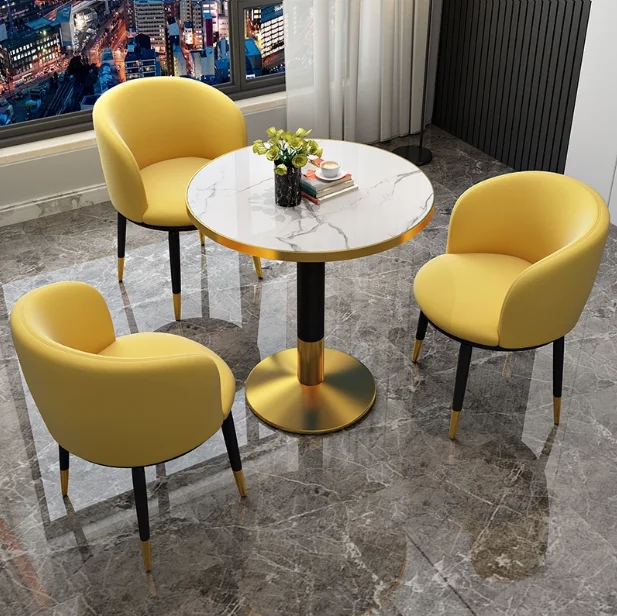 Светильник роскошный стол для переговоров и стул сочетание зоны отдыха кофейни