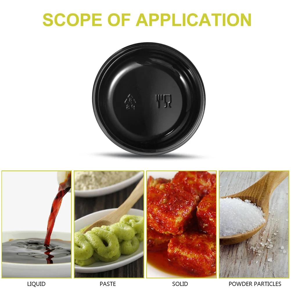 

200 Pcs Disposable Serving Trays Sushi Dishes Mini Pinch Bowls Seasonings Dipping Plates Platters Small Sauce Vinegar Sauces