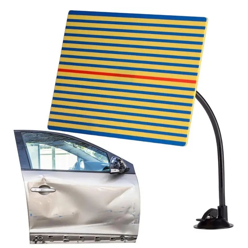 

Dent Checking Reflector Board Checking Line Board Automotive Dent Repair Tools Yellow And Blue Color Lined Striped Dent Board