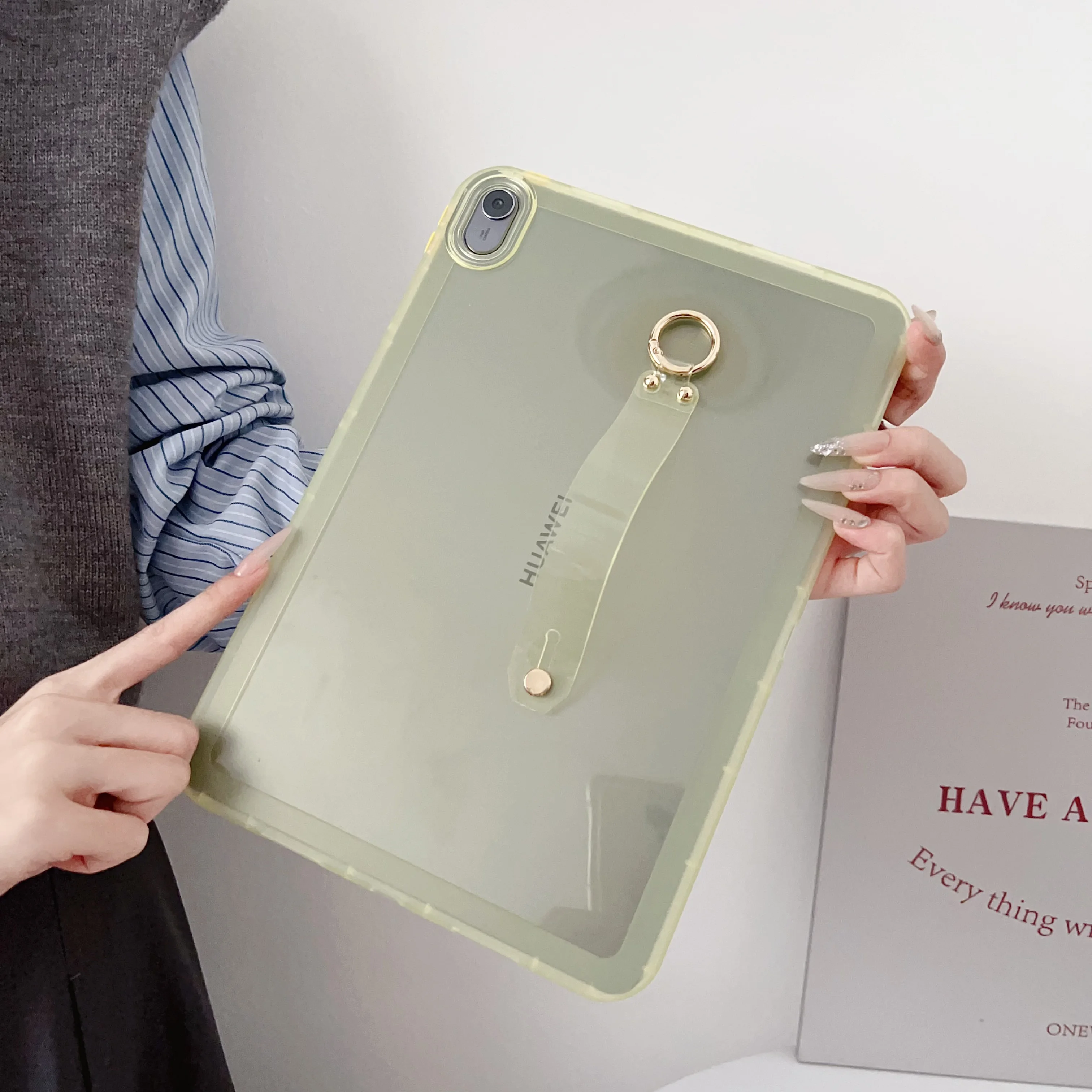 Светлый цветной чехол для Huawei MatePad 11 SE 10.4 10.1 Pro 10.8 5G мягкий из ТПУ MediaPad M6 2019 с