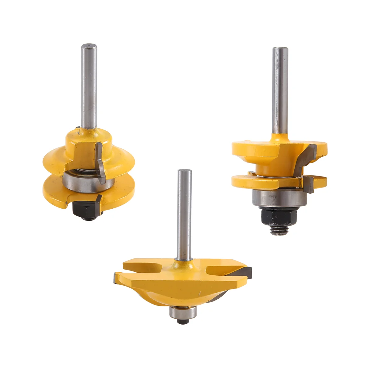 3 шт. набор фрез для деревообработки 1/4 дюйма