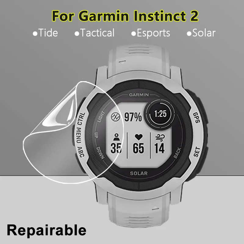 ultra-clear-screen-protector-for-garmin-instinct-2-2s-solar-smart-watch-soft-tpu-repairable-hydrogel-film-not-tempered-glass