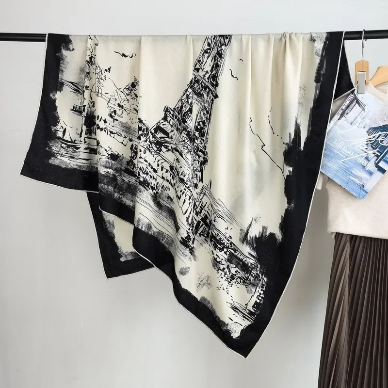 Высококачественный элегантный женский изысканный парижский башня двусторонний