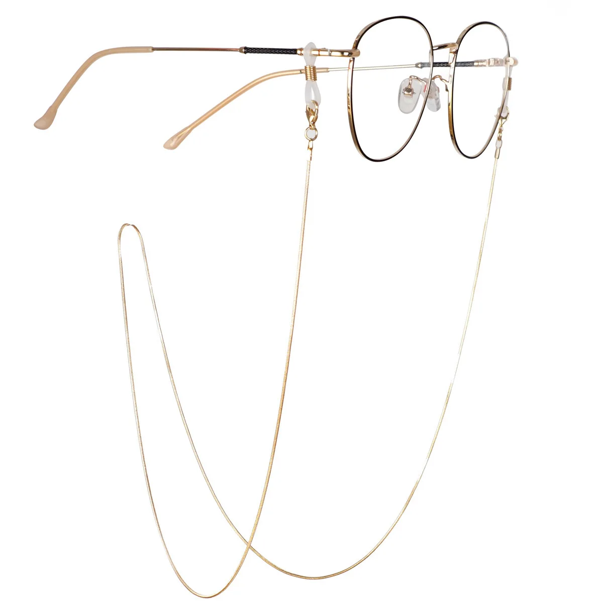 Popular Fashion Eyeglass Chain Metal Snake Sunglasses Lanyard Face Mask Chains Necklace Glasses Strap Jewelry for Women |