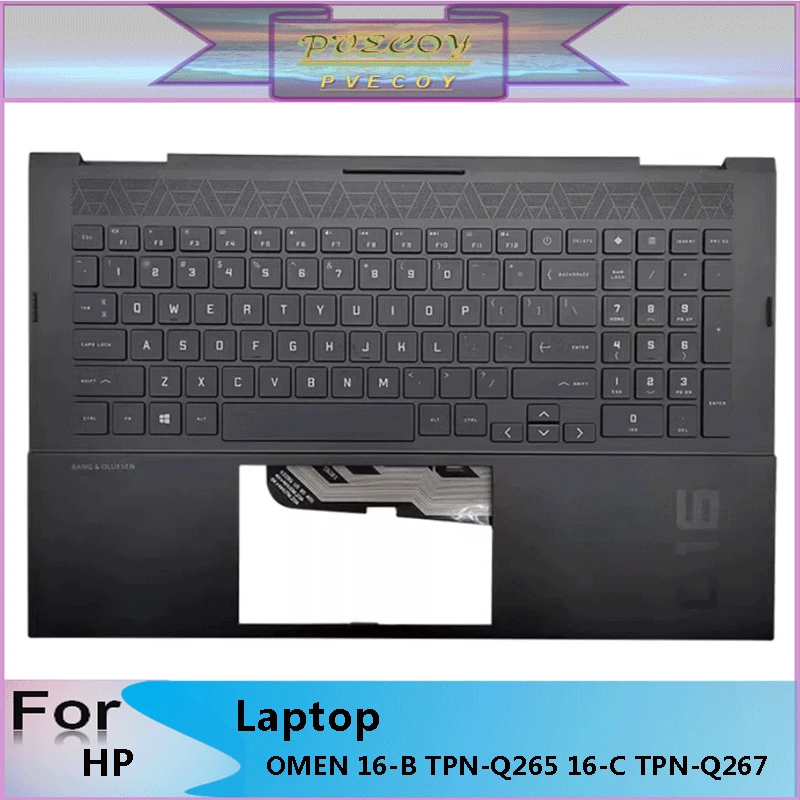 Новинка оригинал для OMEN 16-B TPN-Q265 16-C подставка ноутбука клавиатура английская