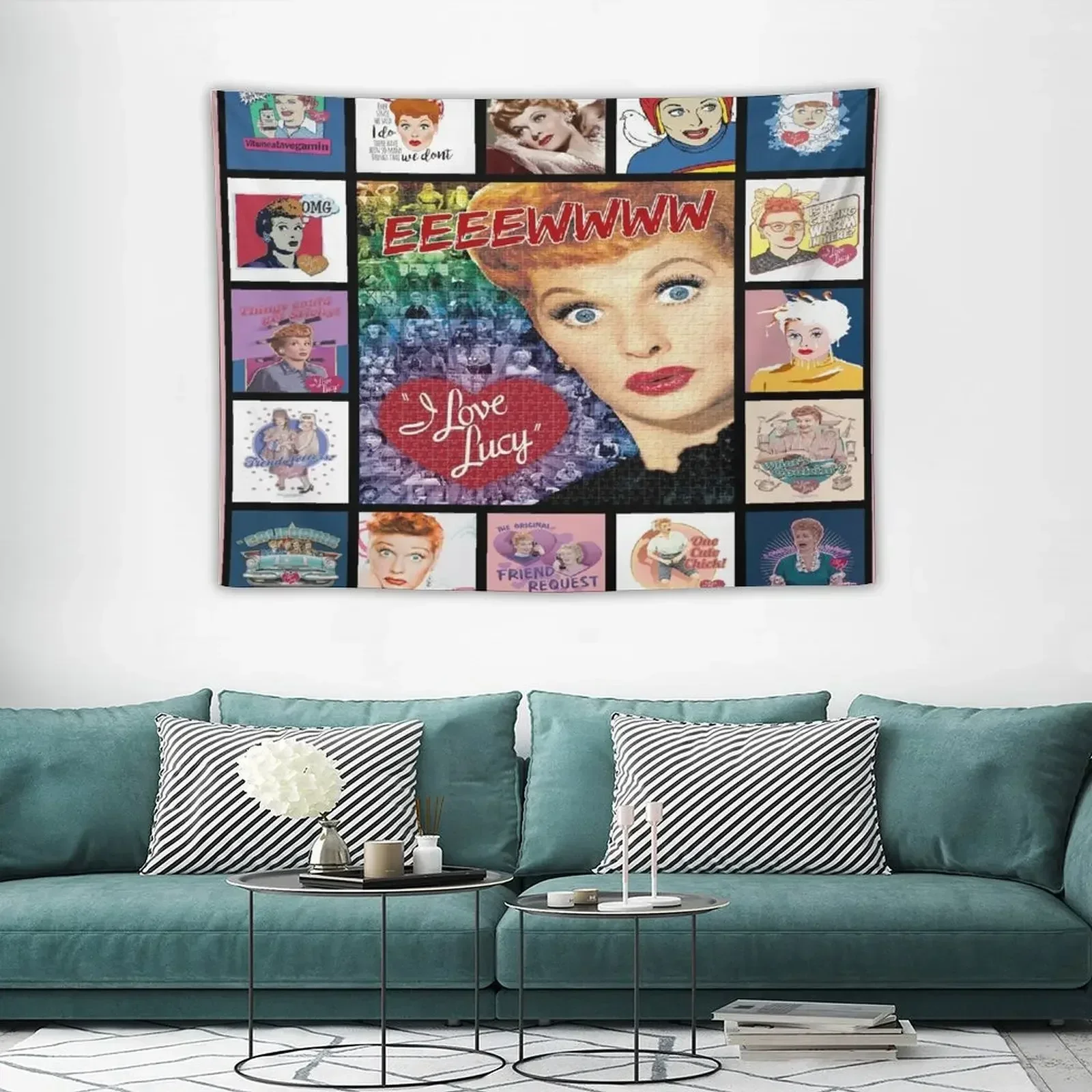 ADU I Love Luk cy Ver 3 гобелен эстетическое украшение комнаты декор для ванной украшения