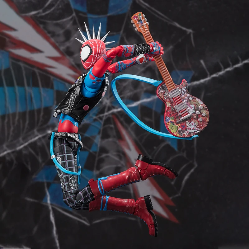 Горячая Распродажа фильма Marvel Burst Shf Человек-паук Crossbar космический панк Hobie может