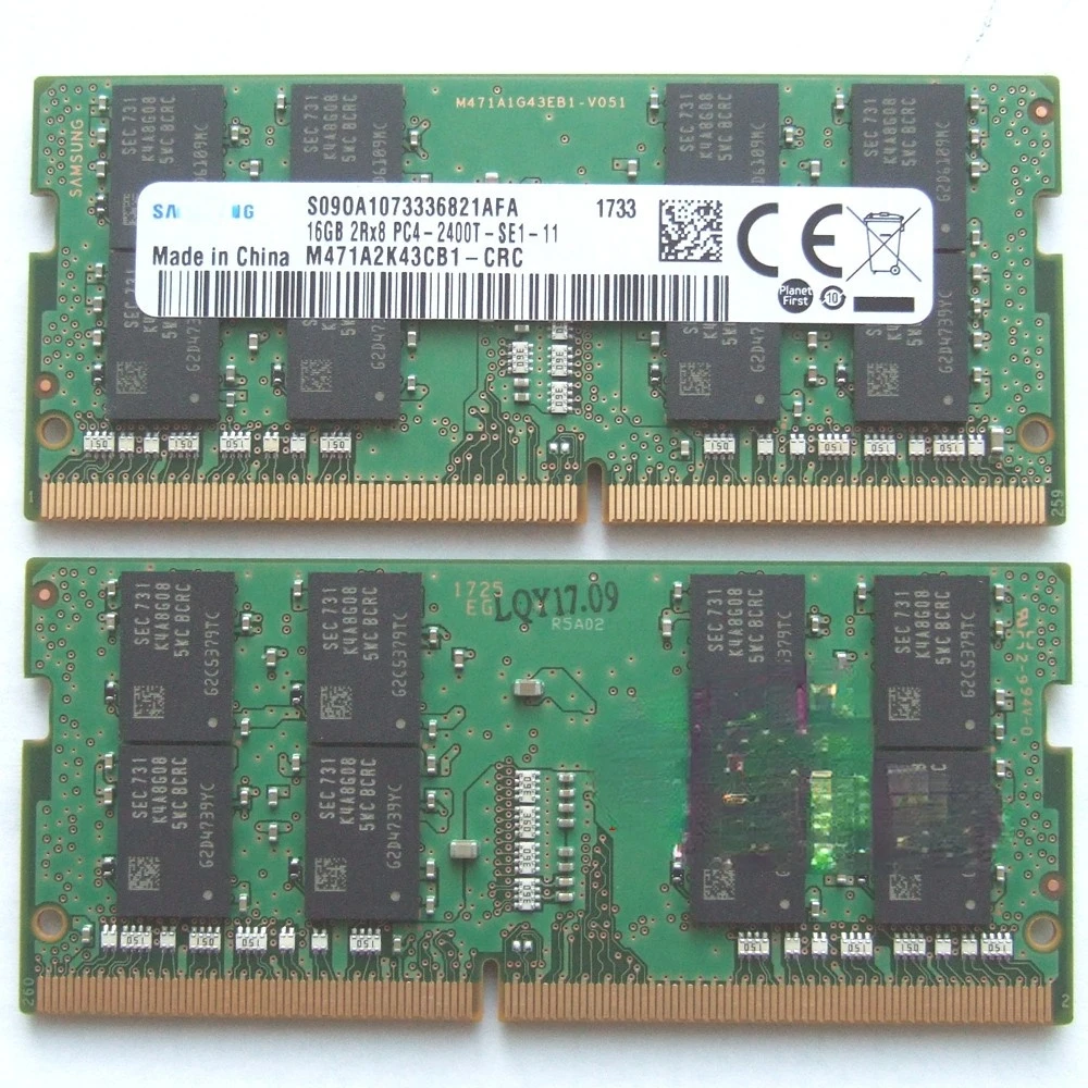

Оперативная память 16G 2rx8 PC4-2400T-SE1-11 M471A2K43CB1-память для ноутбука