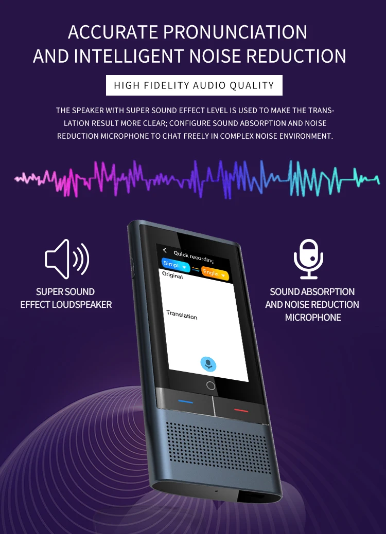 Переводчик Ble4.0 138 языков