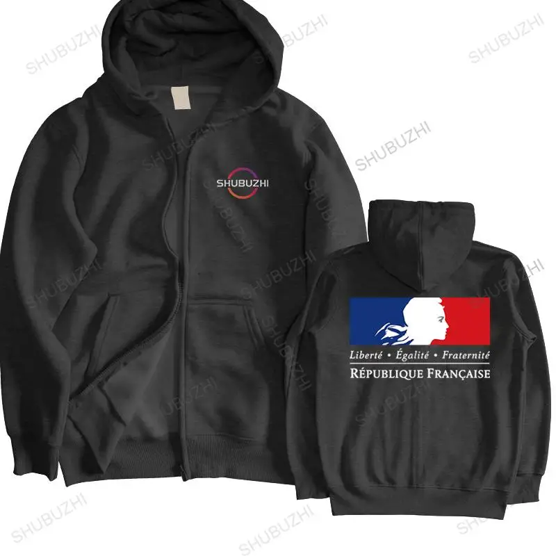 

Men teenager sweatshirt hooded FRA FR France French LIBERTE EGALITE FRATERNITE REPUBLIQUE FRANCAISE warm hoody bigger size