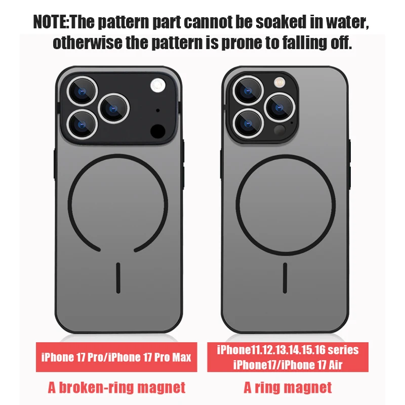 Синий магнитный чехол с цветочным узором для iPhone 17, 17e, 16e, 16, 15 Pro, 14, 13 Pro Max, совместимый с MagSafe, полупрозрачный матовый жесткий чехол из поликарбоната (art.: 3920da85ac941) - 3920da85ac941