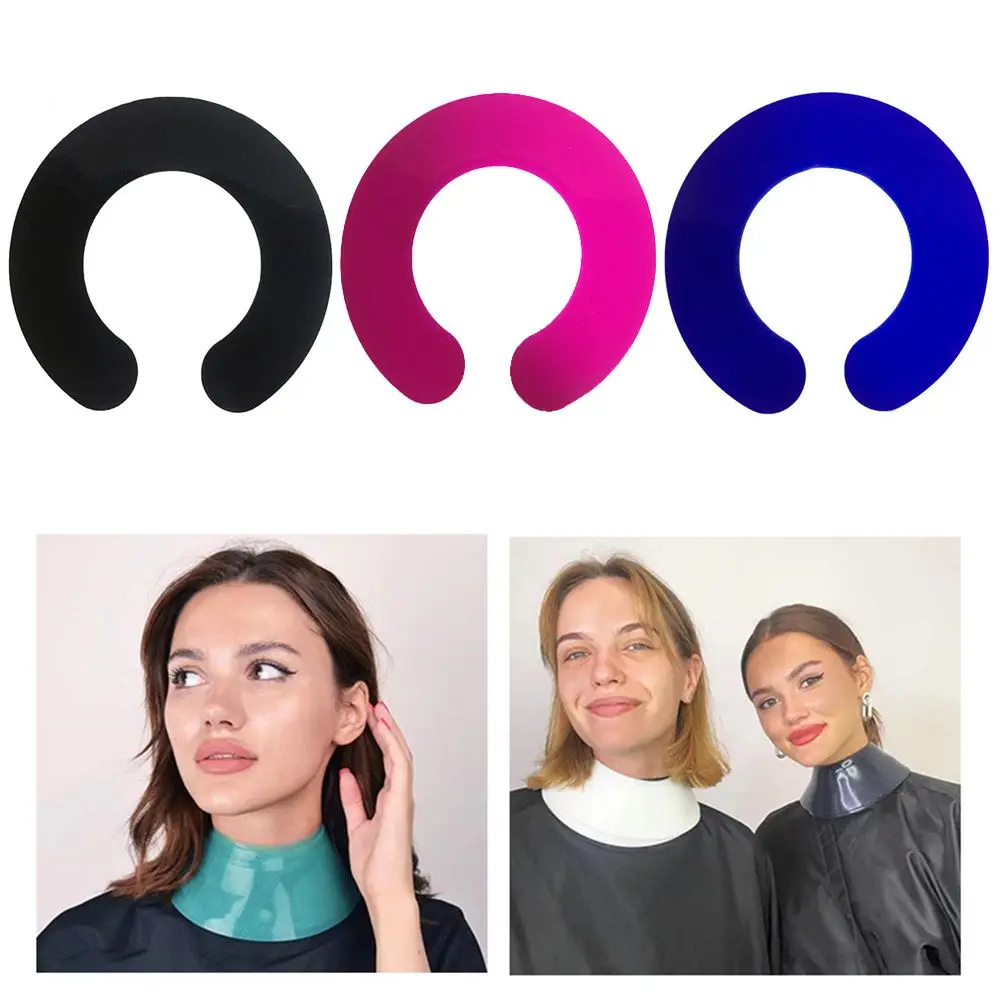 

Silicone Hair Dyeing Shawl Foldable Waterproof Durable Shoulder Pad Stylist Cutting Collar Barber Hairdressing Hair Coloring