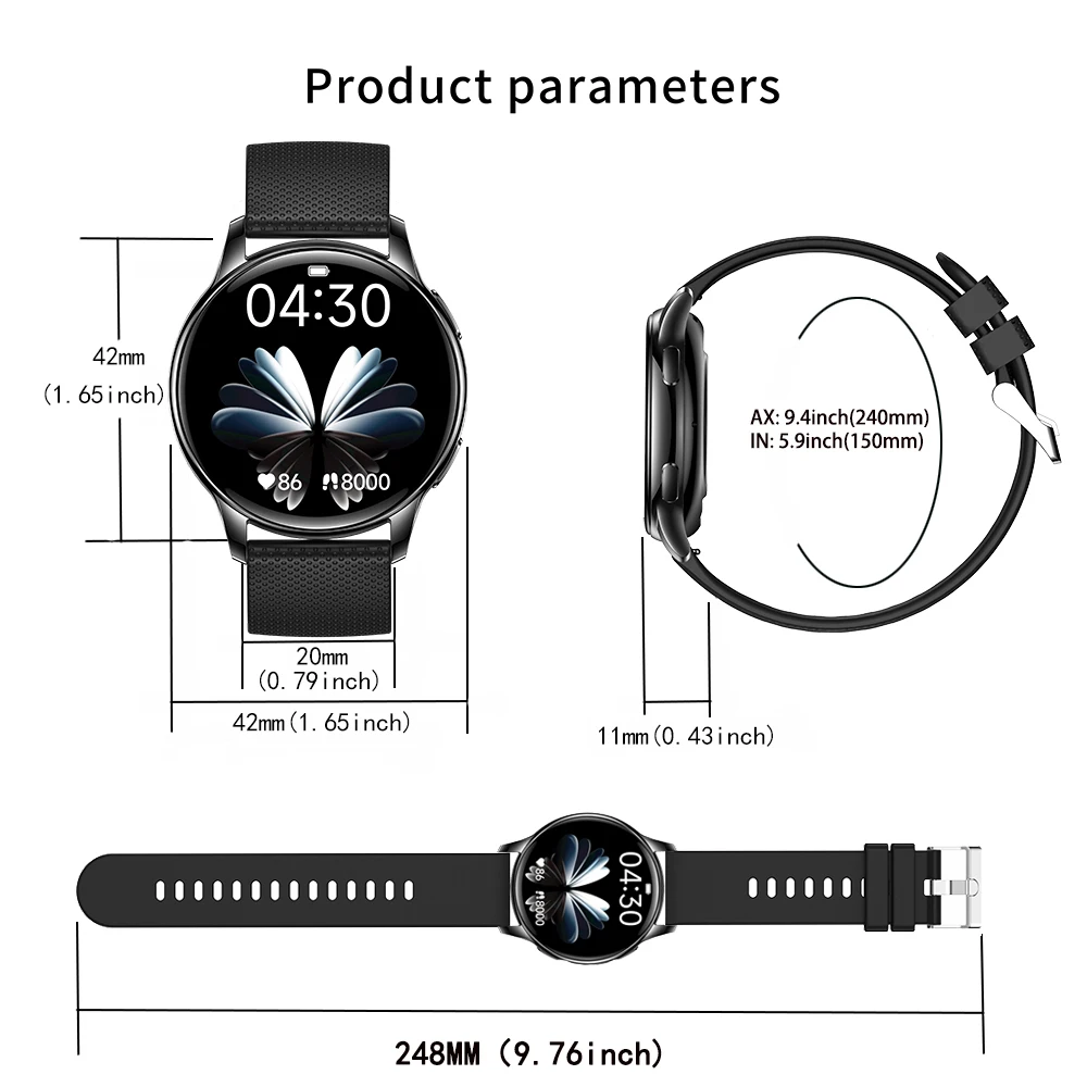 Умные часы NoEnName_Null AMOLED для женщин