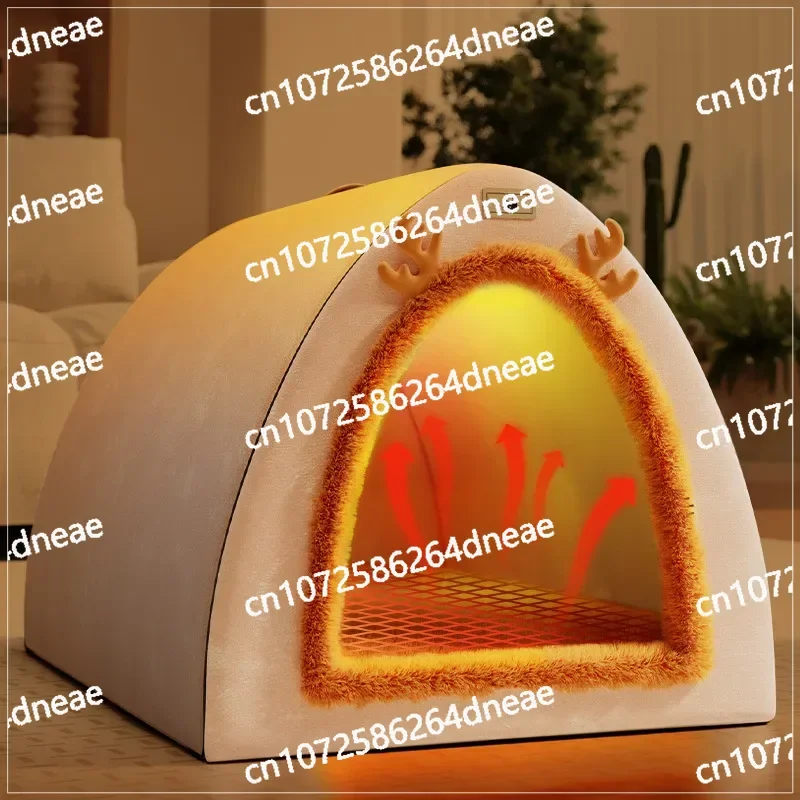 Питомник на осень и зиму теплый зимний домик для больших собак съемная моющаяся