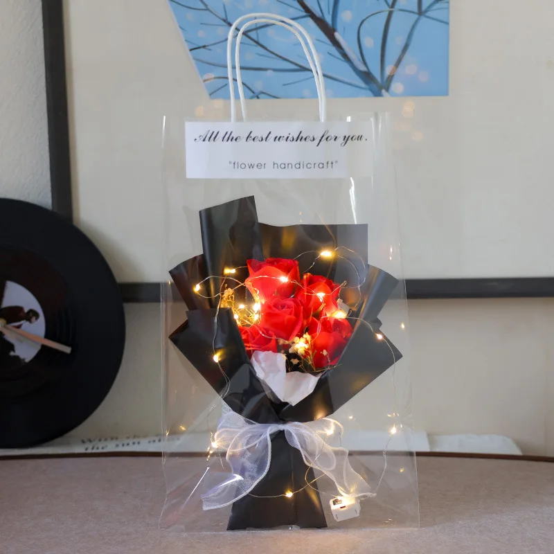 

Искусственный мыльный букет карнации