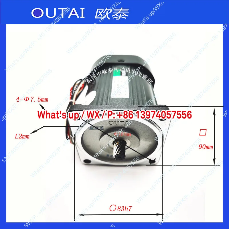 Фото Мотор-редуктор 120 Вт OUTAI AC 220 В с фиксированной скоростью 5IK120GU-CF №2