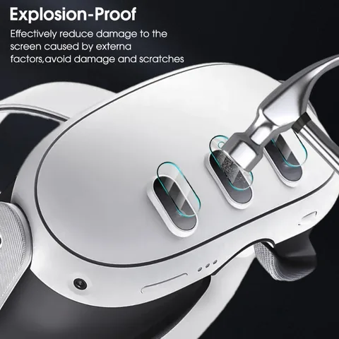 Защитная пленка для объектива камеры Meta Quest 3, передняя линза, закаленное стекло для камеры Meta Quest3, защитная пленка от царапин, аксессуары