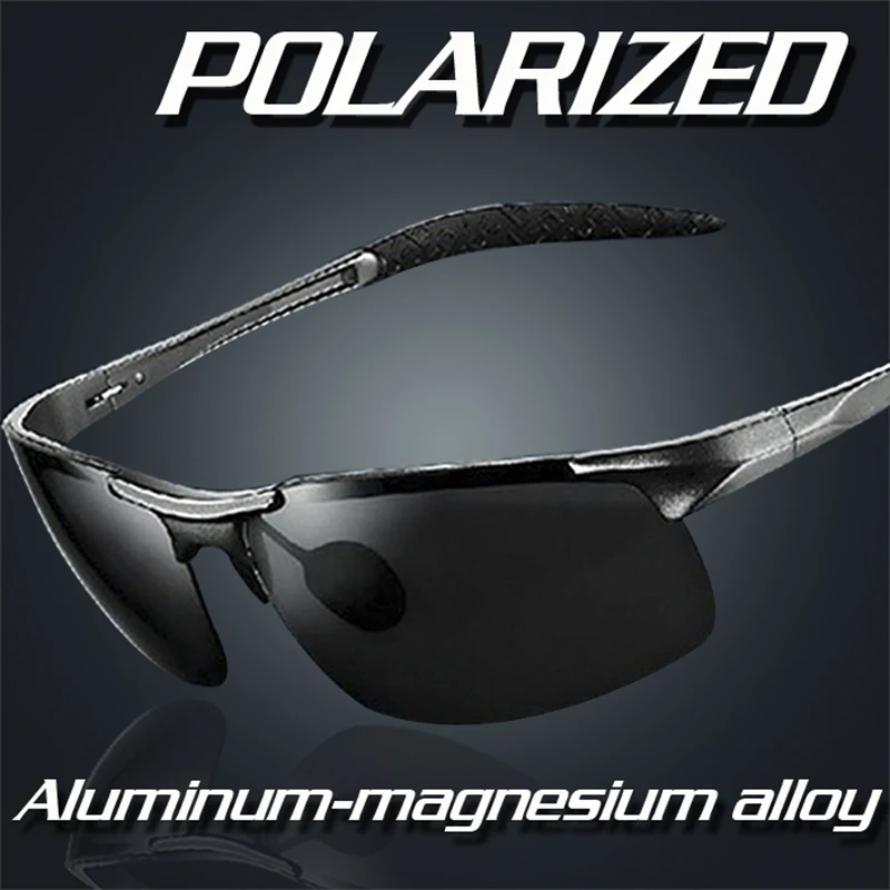 

Men's Polarized Sports Sunglasses for Men Metal Unbreakable Superb quality Frame Anti glare Driving Photochromic Lenses Glasses