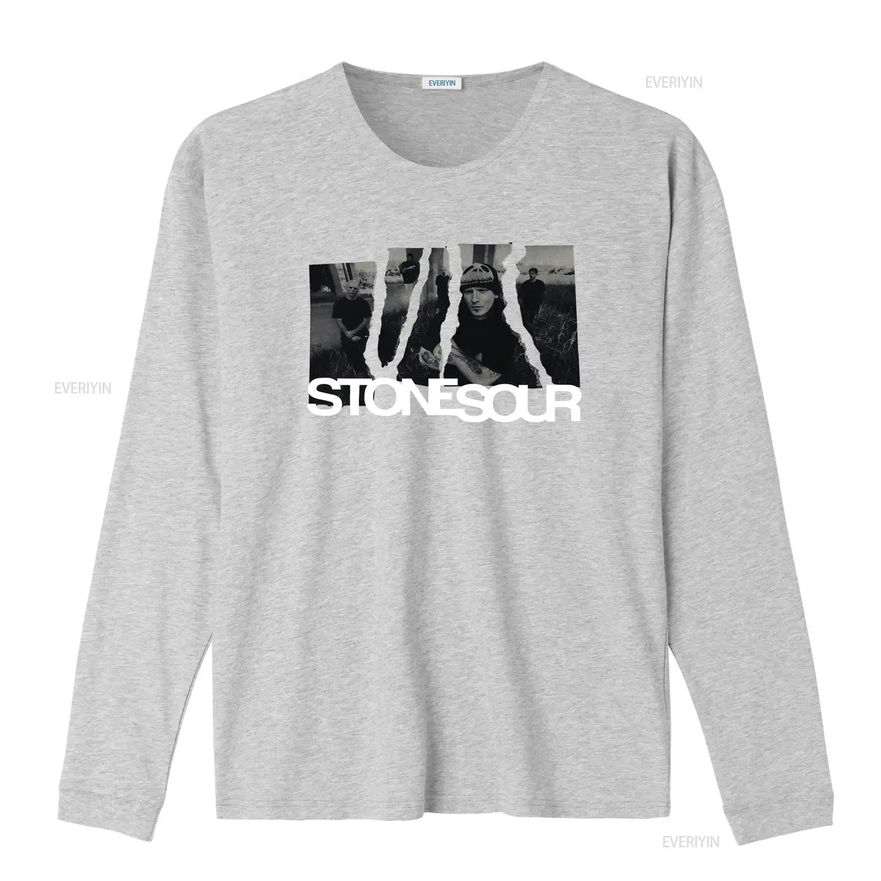 Фото Винтажная футболка Stone Sour Band 2000-х годов, размер XL, для фанатов рок-музыки, винтажная, с эффектом потертости, унисекс, дизайнерская одежда, повседневная, с небольшим графическим принтом №4