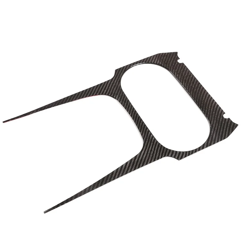 

Сухая внутренняя центральная консоль автомобиля из углеродного волокна, крышка рамы чашки для воды, подходит для Porsche Cayenne 2018-2023