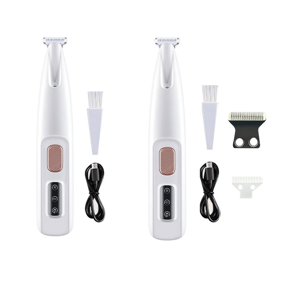 Триммер для собак и кошек перезаряжаемая Водонепроницаемая бритва с широким