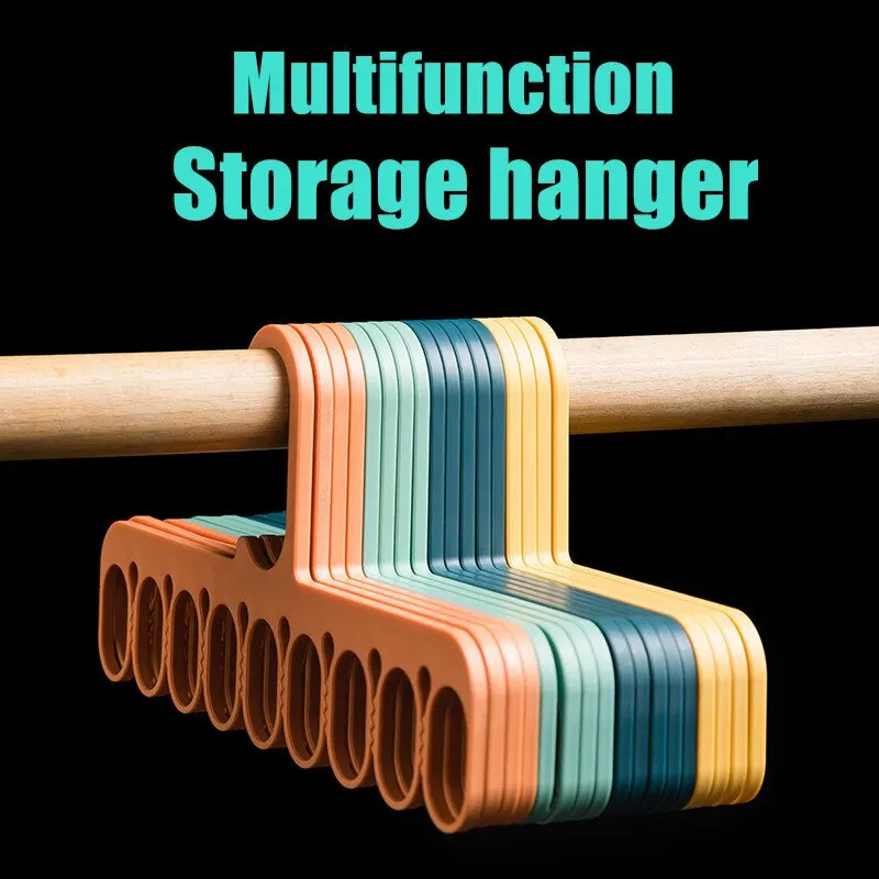 

10 Pack Magic Porous Folding Clothes Hanger Home Hanging Clothes Drying Rack Storage Organizer Windproof Clothespins