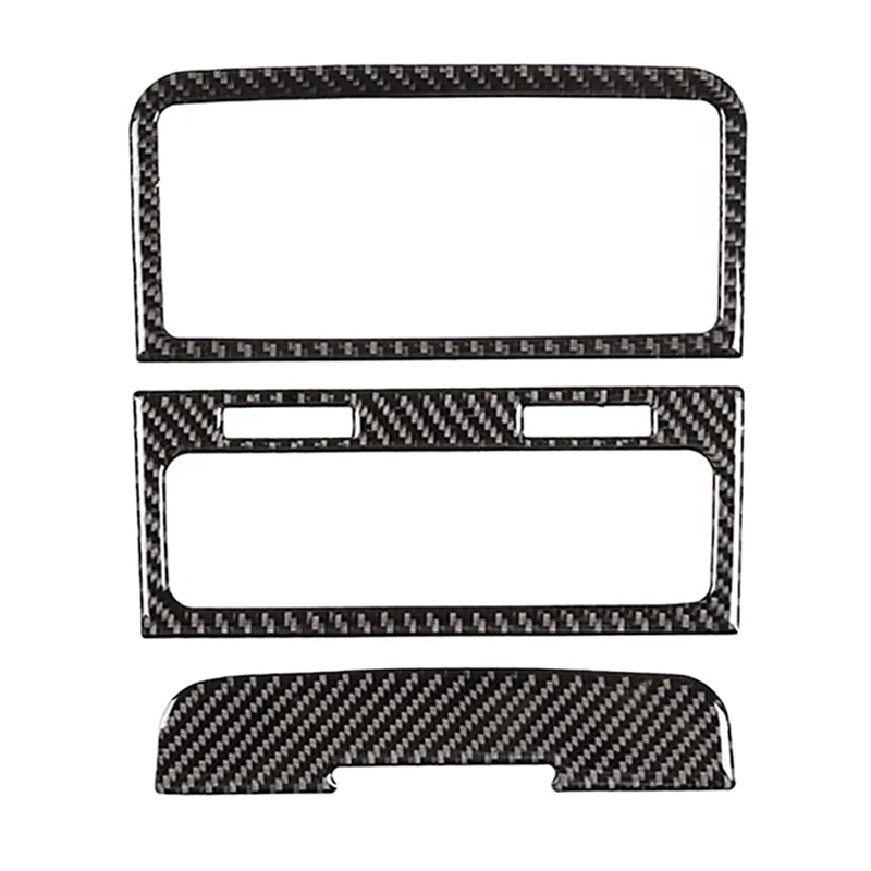 

Car Soft Carbon Fiber Rear Exhaust Air Frame Cover Trim For Touareg 2011-2018