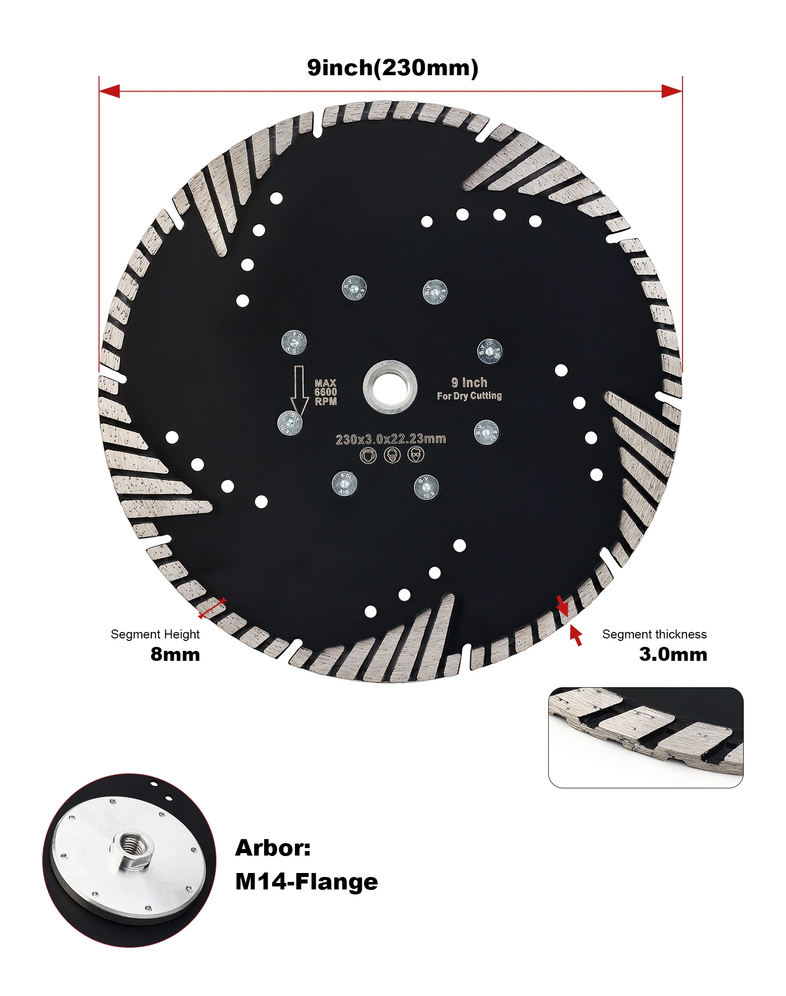 

Casaverde Diamond Turbo Отделочный Диск 230мм