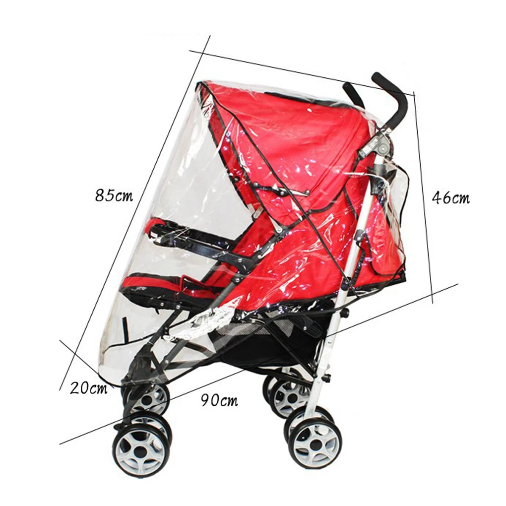 

1 шт. универсальная прозрачная коляска с защитой от дождя и ветра